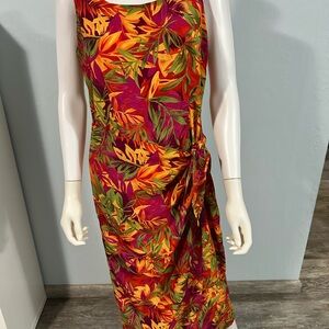 Dress Barn Multicolor Sleeveless Dress